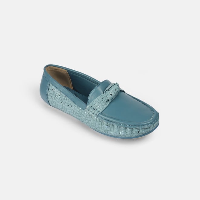 Mochi Women Blue Casual Loafers (SKU: 31-907-45-36)