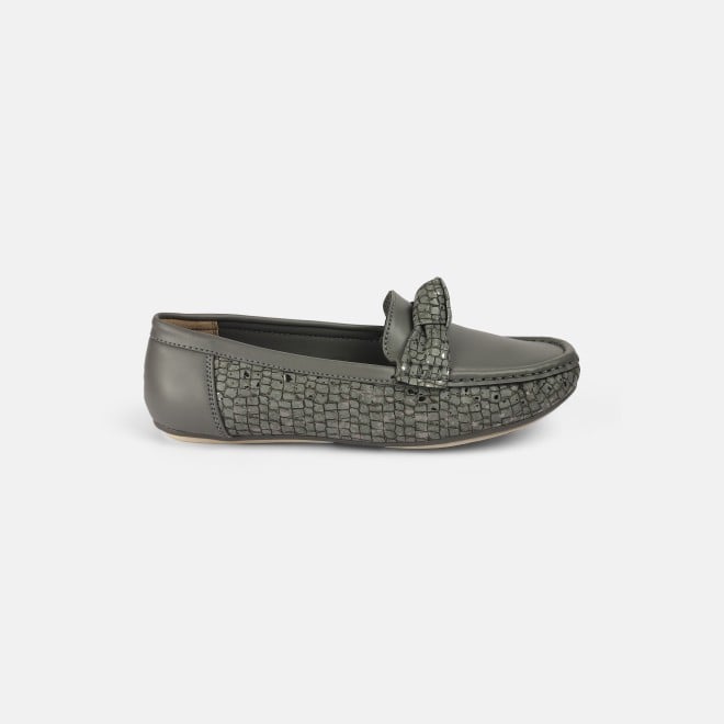 Mochi Women Grey Casual Loafers (SKU: 31-907-14-37)