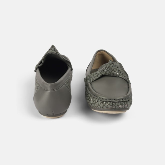 Mochi Women Grey Casual Loafers (SKU: 31-907-14-37)