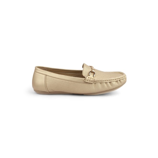 Mochi Women Gold Casual Loafers (SKU: 31-910-15-36)