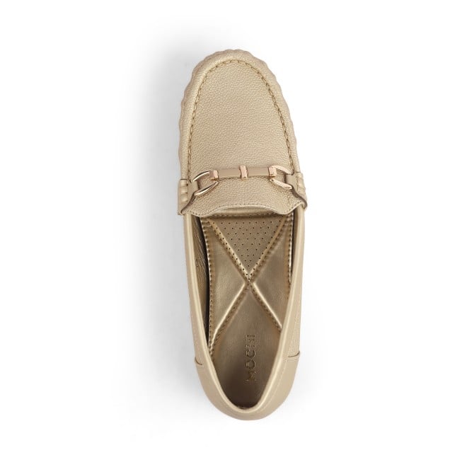 Mochi Women Gold Casual Loafers (SKU: 31-910-15-36)
