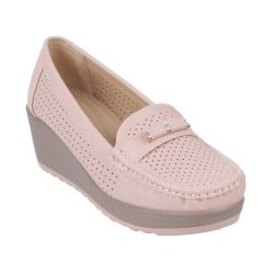 Women Peach Casual Loafers