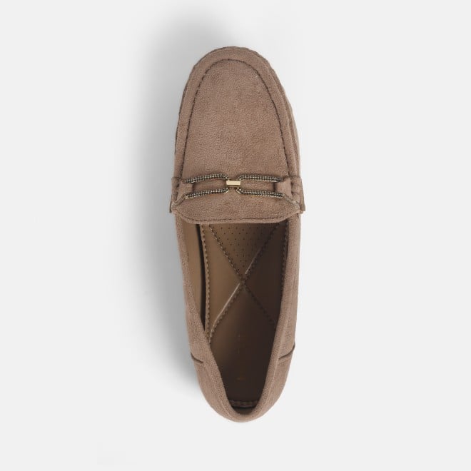 Mochi Women Khaki Casual Loafers (SKU: 31-915-62-36)