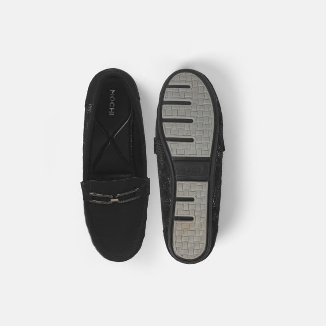 Mochi Women Black Casual Loafers (SKU: 31-915L-11-42)