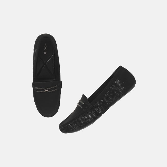 Mochi Women Black Casual Loafers (SKU: 31-915L-11-42)