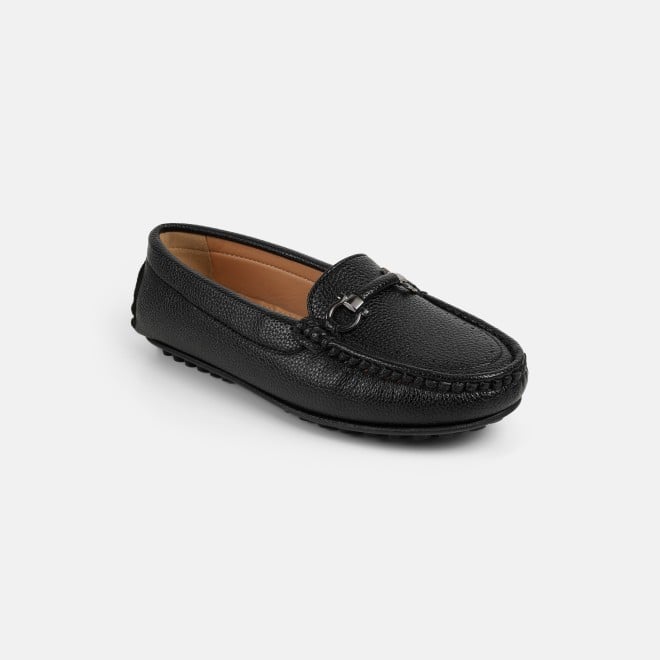 Mochi Women Black Casual Loafers