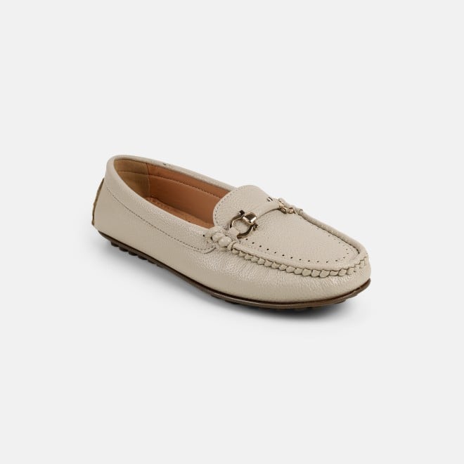 Mochi Women Light-beige Casual Loafers