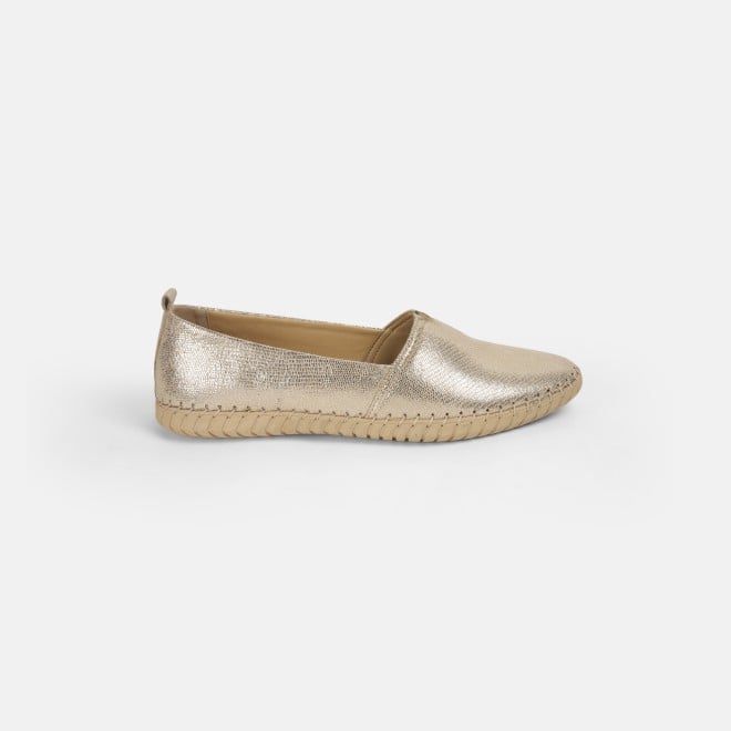 Mochi Women Gold Casual Ballerinas (SKU: 31-925-15-36)