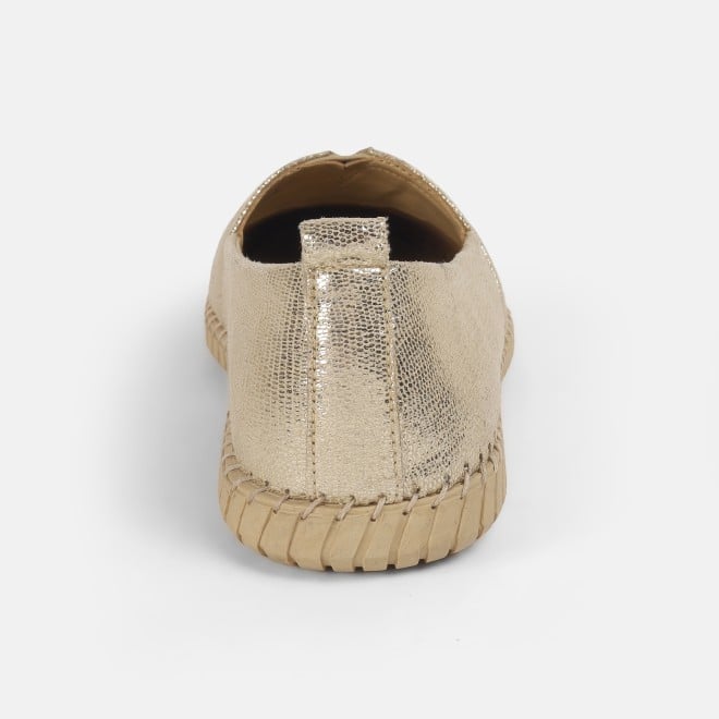 Mochi Women Gold Casual Ballerinas (SKU: 31-925-15-36)