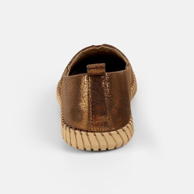 Mochi Women Antic-gold Casual Ballerinas (SKU: 31-925-28-36)