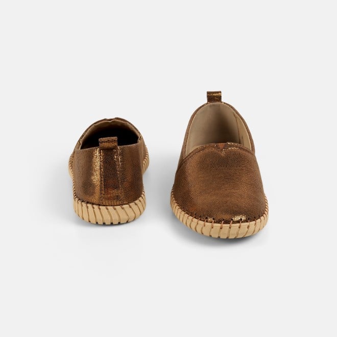 Mochi Women Antic-gold Casual Ballerinas (SKU: 31-925-28-36)