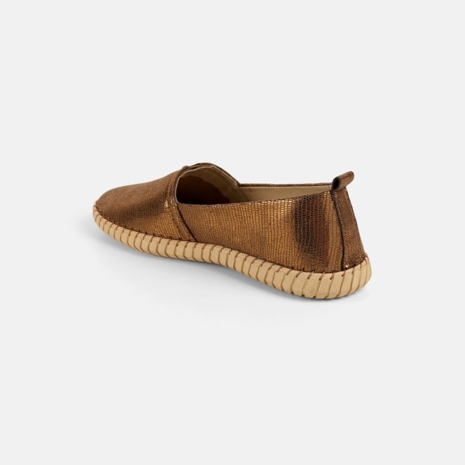 Mochi Women Antic-gold Casual Ballerinas (SKU: 31-925-28-36)