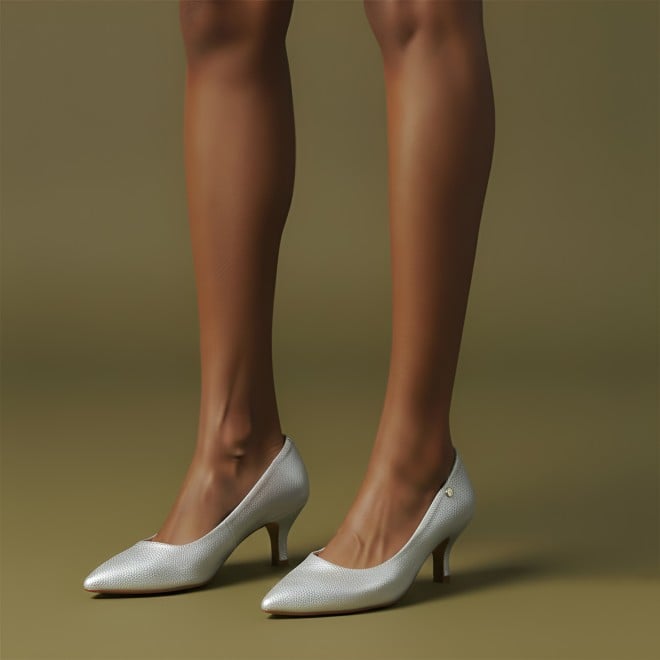 Mochi Women Silver Formal Pumps (SKU: 31-926-27-36)