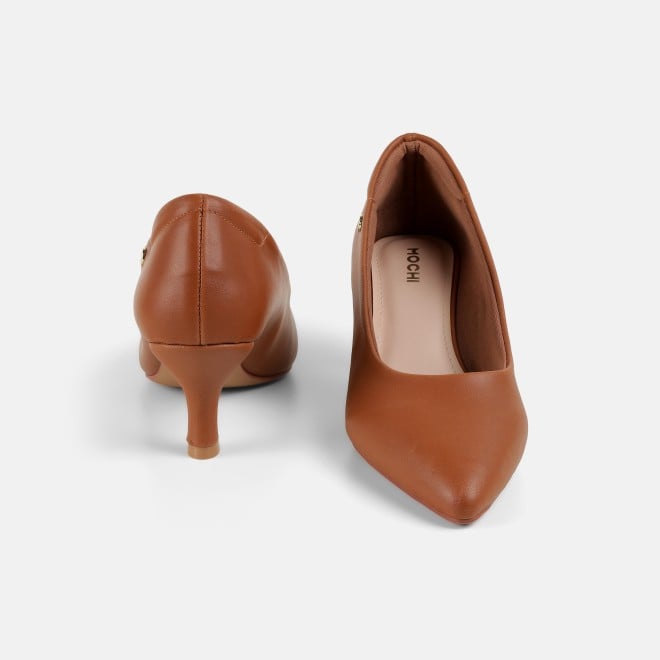 Mochi Women Tan Formal Pumps (SKU: 31-926-23-36)