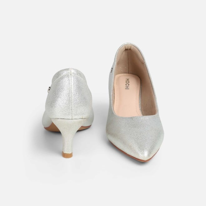 Mochi Women Silver Formal Pumps (SKU: 31-926-27-36)