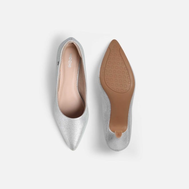 Mochi Women Silver Formal Pumps (SKU: 31-926-27-36)