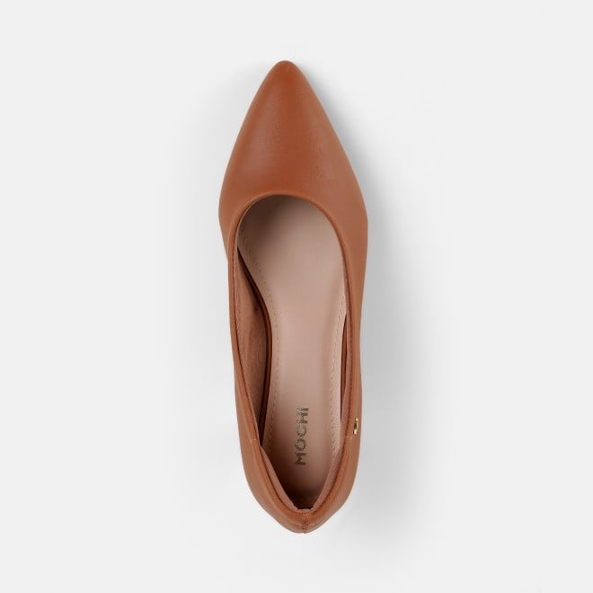 Mochi Women Tan Formal Pumps (SKU: 31-926-23-36)