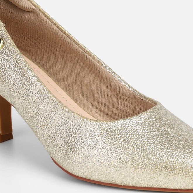 Mochi Women Gold Formal Pumps (SKU: 31-926-15-36)