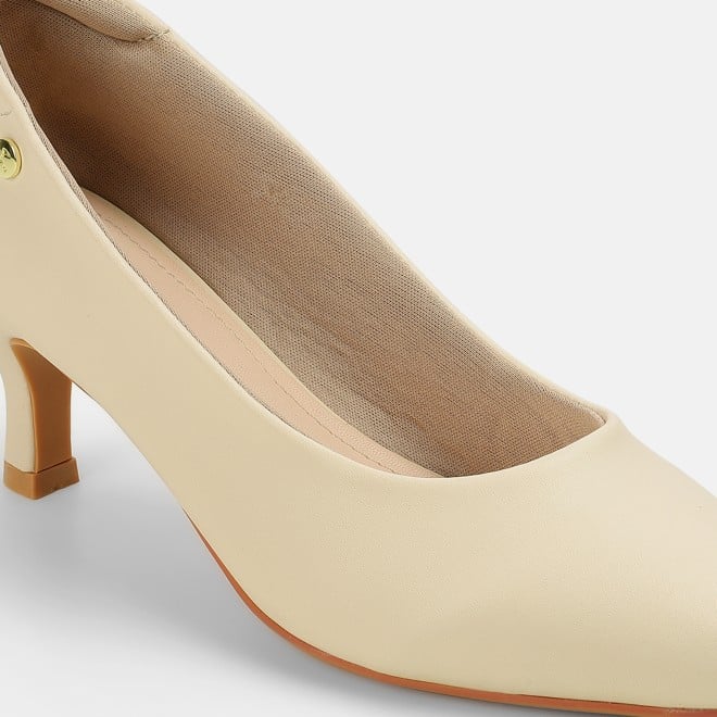 Mochi Women Beige Formal Pumps (SKU: 31-926-20-36)
