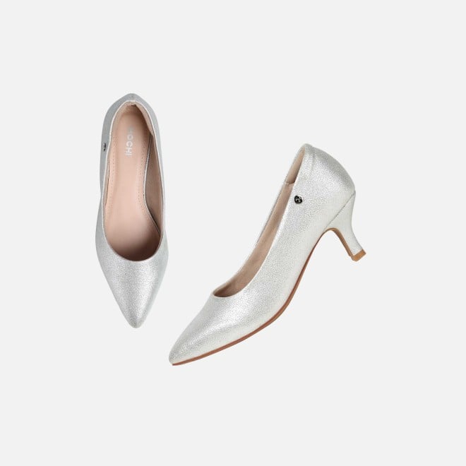 Mochi Women Silver Formal Pumps (SKU: 31-926-27-36)