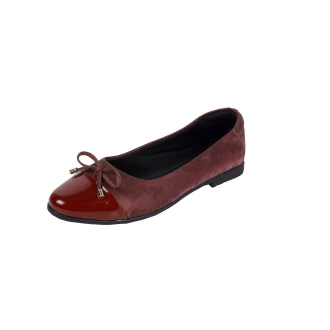 Mochi Women Wine Casual Ballerinas (SKU: 31-933-58-37)