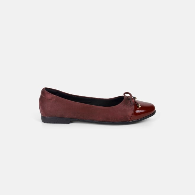 Mochi Women Wine Casual Ballerinas (SKU: 31-933-58-37)