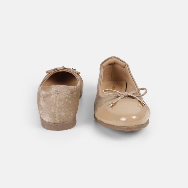 Mochi Women Beige Casual Ballerinas (SKU: 31-933-20-36)