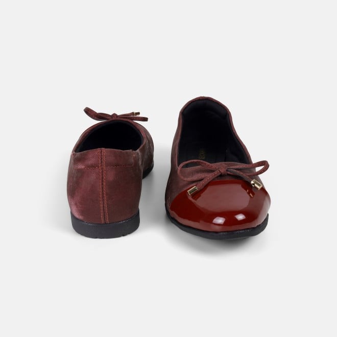 Mochi Women Wine Casual Ballerinas (SKU: 31-933-58-37)