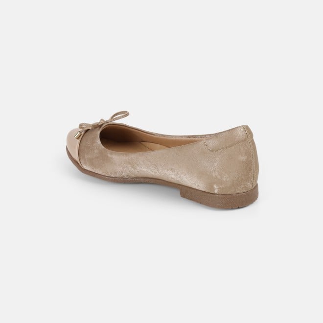 Mochi Women Beige Casual Ballerinas (SKU: 31-933-20-36)