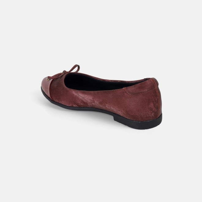 Mochi Women Wine Casual Ballerinas (SKU: 31-933-58-37)