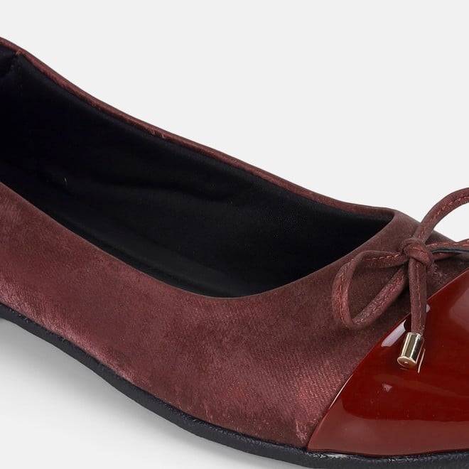 Mochi Women Wine Casual Ballerinas (SKU: 31-933-58-37)