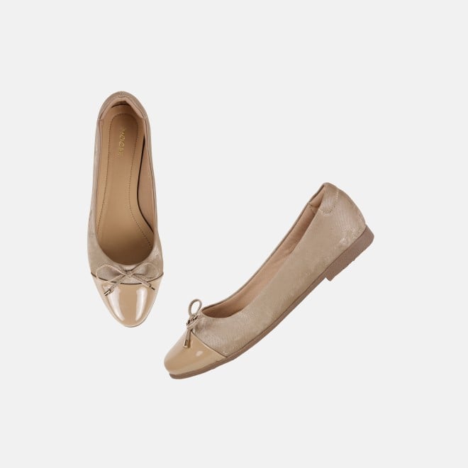 Mochi Women Beige Casual Ballerinas (SKU: 31-933-20-36)
