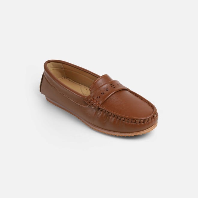 Mochi Women Tan Casual Loafers