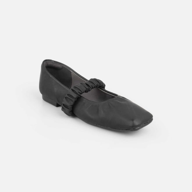 Mochi Women Black Casual Ballerinas