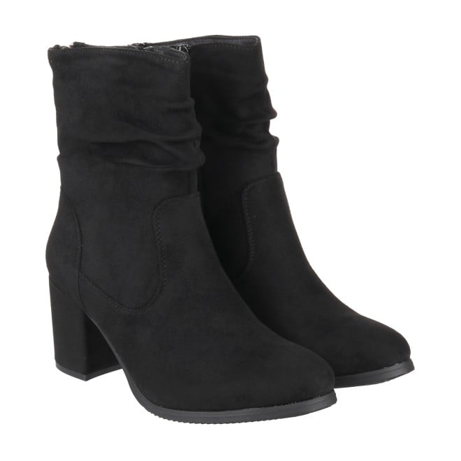 Mochi Women Black Party Boots