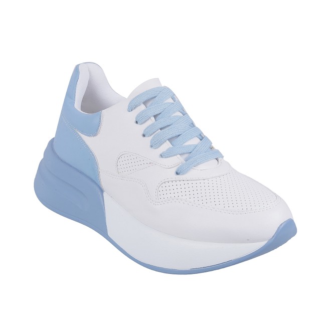 Mochi White Sports Sneakers