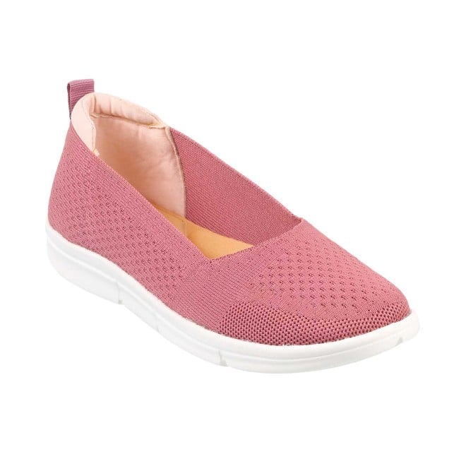 Mochi Women Peach Casual Ballerinas