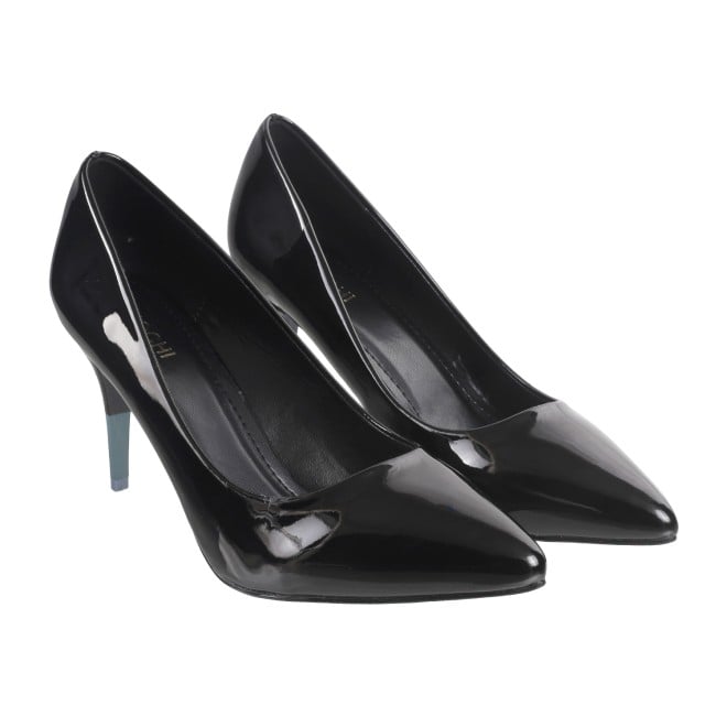 Mochi Women Black Party Pumps