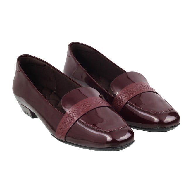 Mochi Women Maroon Formal Pumps