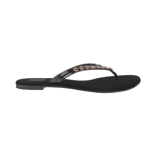 Mochi Women Black Casual Slippers (SKU: 32-1007-11-36)