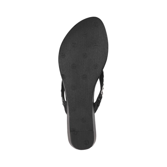 Mochi Women Black Casual Slippers (SKU: 32-1048-11-36)