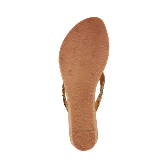 Mochi Women Antic-gold Casual Slippers (SKU: 32-1048-28-36)