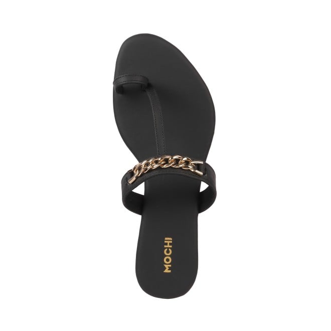 Mochi Women Black Casual Slippers (SKU: 32-1062-11-36)