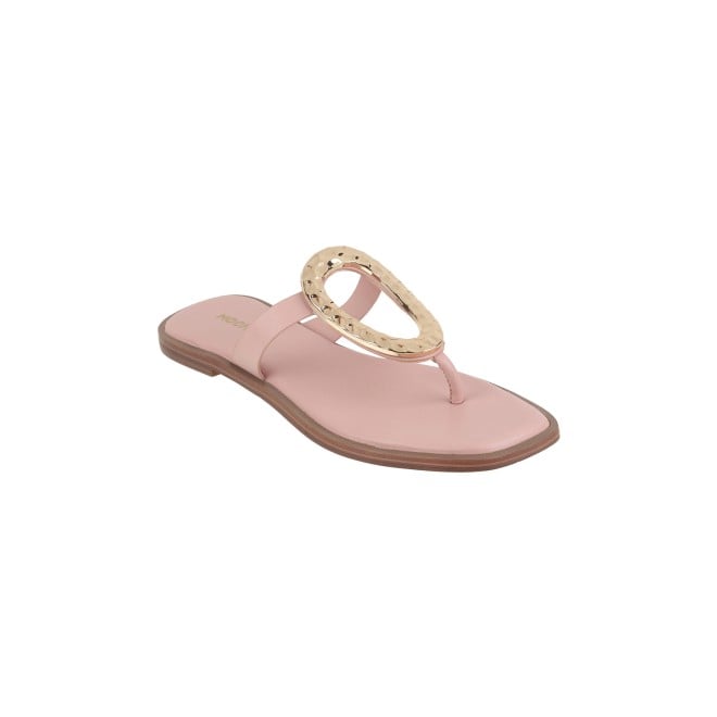 Mochi Women Beige Casual Slippers (SKU: 32-1064-20-36)