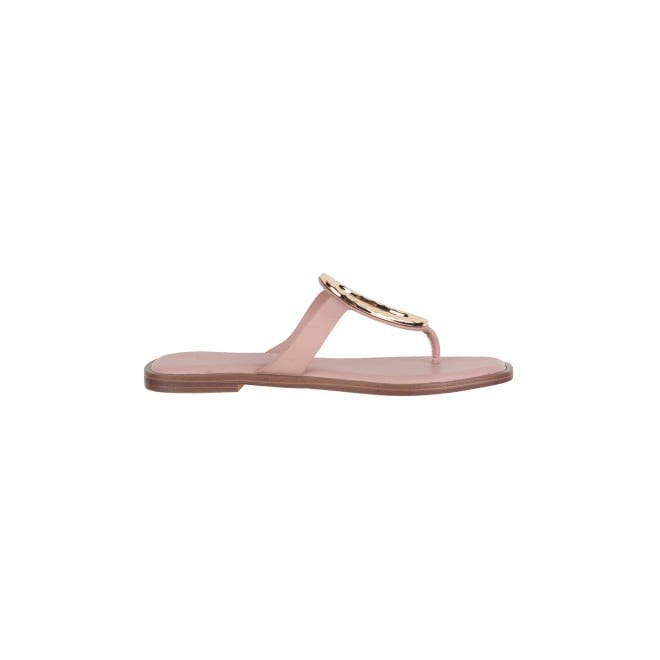 Mochi Women Beige Casual Slippers (SKU: 32-1064-20-36)
