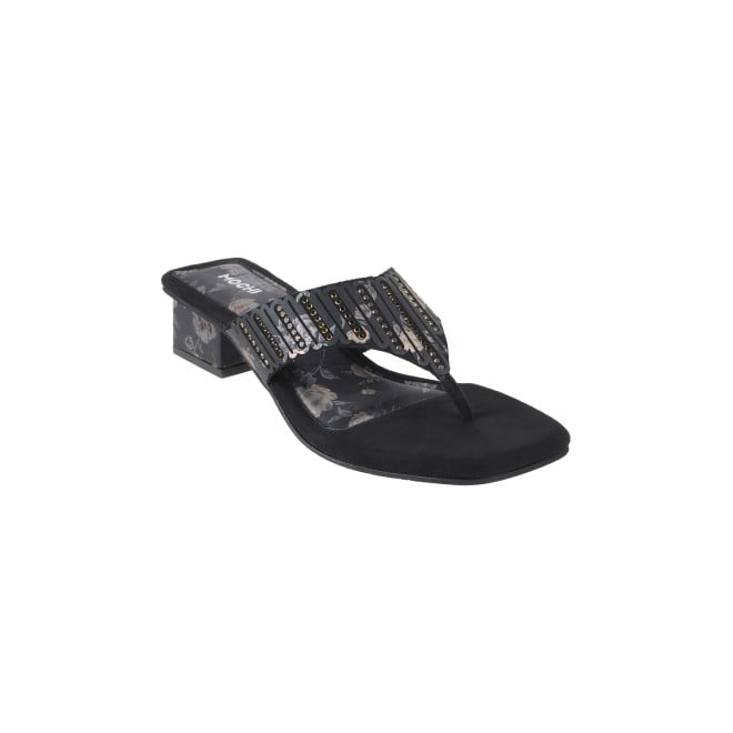 Mochi Women Black Casual Slippers (SKU: 32-1094-11-36)