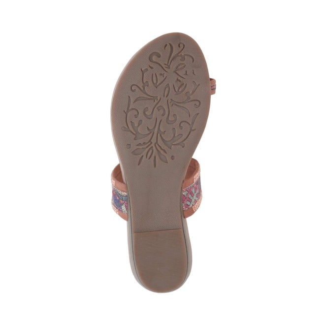 Mochi Women Peach Casual Slip Ons (SKU: 32-1122-80-36)