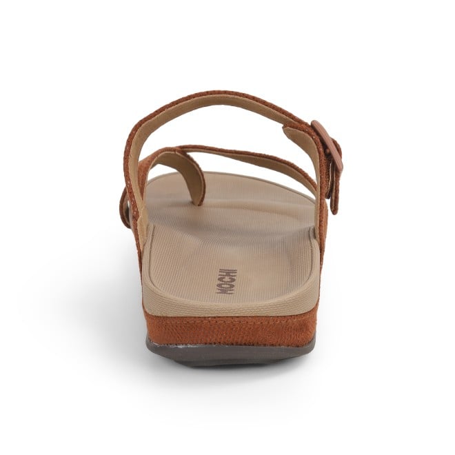 Mochi Women Tan Casual Slippers (SKU: 32-1127-23-36)
