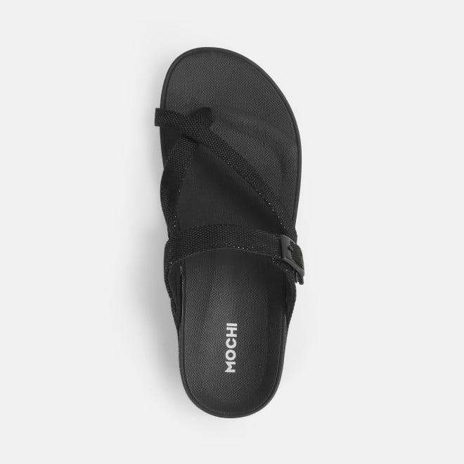 Mochi Women Black Casual Slippers (SKU: 32-1127-11-36)