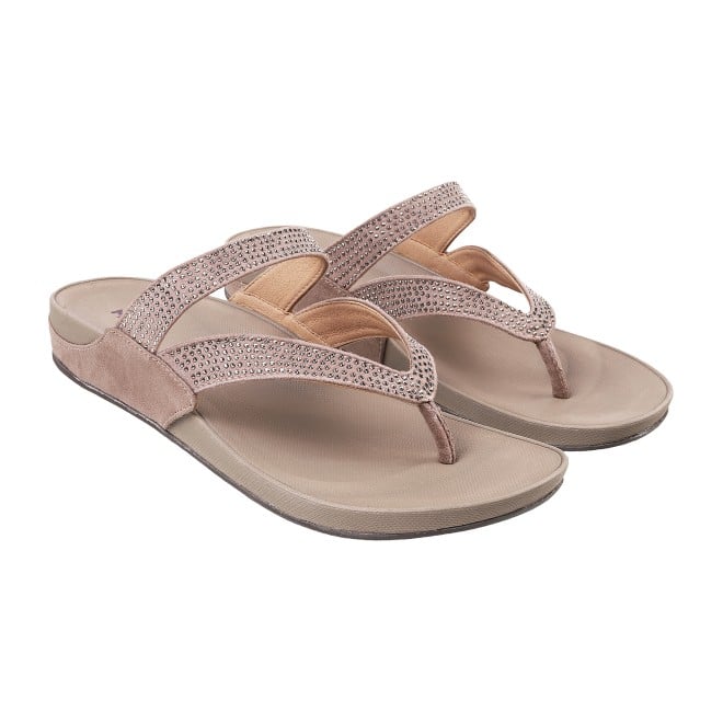 Mochi Women Beige Casual Sandals (SKU: 32-114L-20-42)